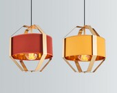 PENDANT LIGHT, Industry Pendant Lighting, Metal Lighting, Bar Shop, Black, Orange, Gray, Ceiling Light, Industrial Lighting, Modern Light