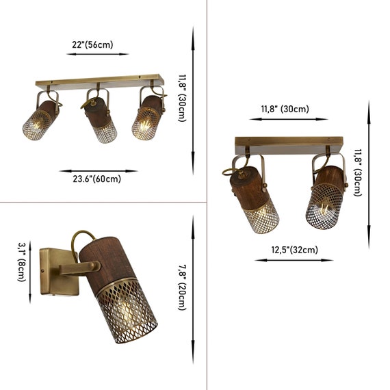 MODERN SPOTLIGHT Wall Sconce Ceiling Lights Farmhouse Etsy