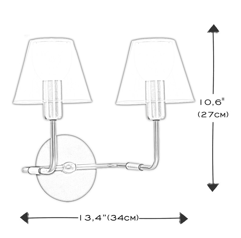 SCONCE MODERN WALL Sconces Black Gold Wall Light Brass Etsy