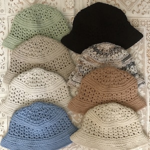 Bucket Hat, Women Accessories, Crochet Bucket Hat, Cute Bucket Hat, Crochet Accessories, Spring Hat, Handmade