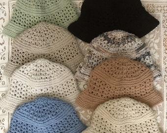 Bucket Hat, Women Accessories, Crochet Bucket Hat, Cute Bucket Hat, Crochet Accessories, Spring Hat, Handmade