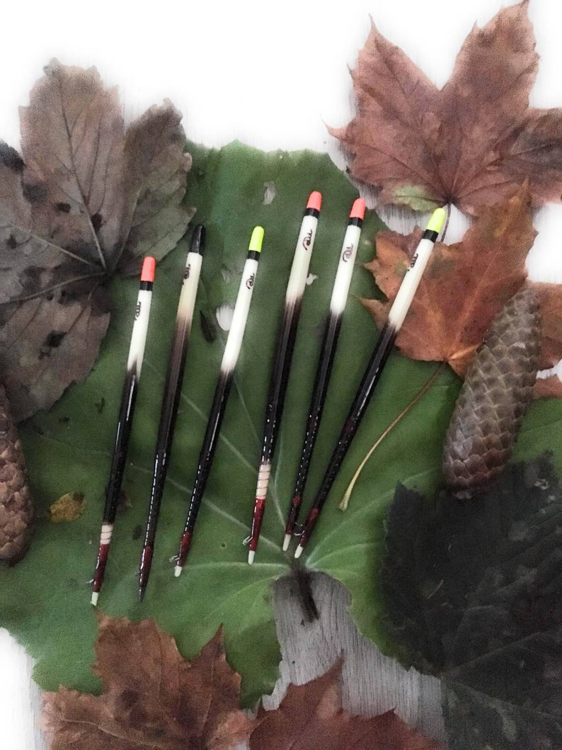 X6 porcupine quill fishing floats Etsy
