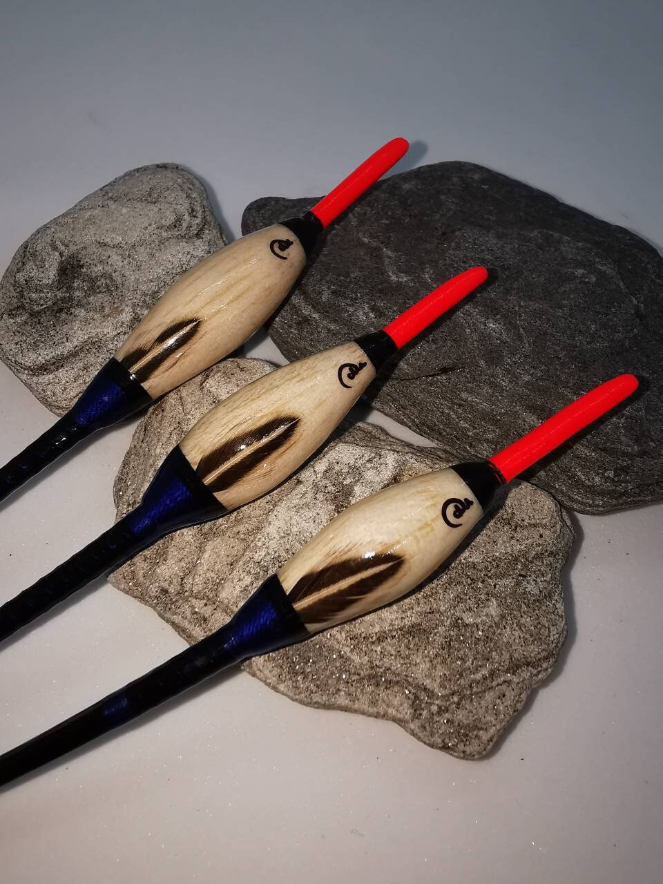 Set Di 5 Galleggianti Da Pesca, Realizzati In Legno Di Balsa Per