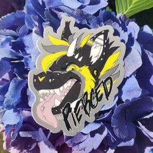 Pierced Dragon Stickers