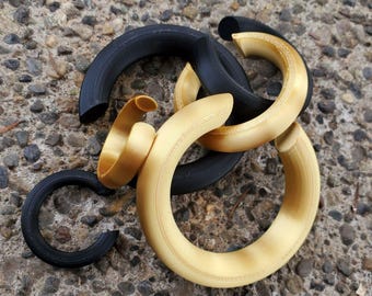 DIKKE Fursuit-oorbellen (afneembare ringen)