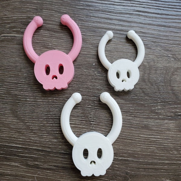 Fursuit Skull Earring/Piercings