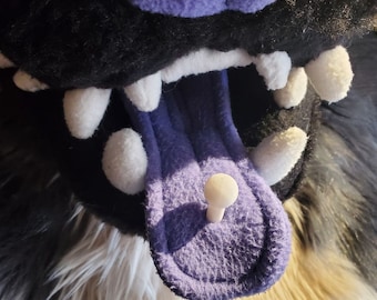 Piercing języka/kolczyka w fursuit