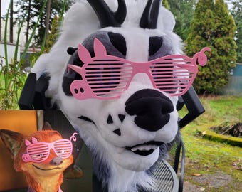 Nick Wilde-geïnspireerde bril - Cosplaybril voor fursuit
