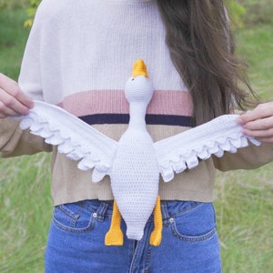 Jouet doie Crochet oie Doux oiseau mignon Grand décor doie Animal en peluche image 1