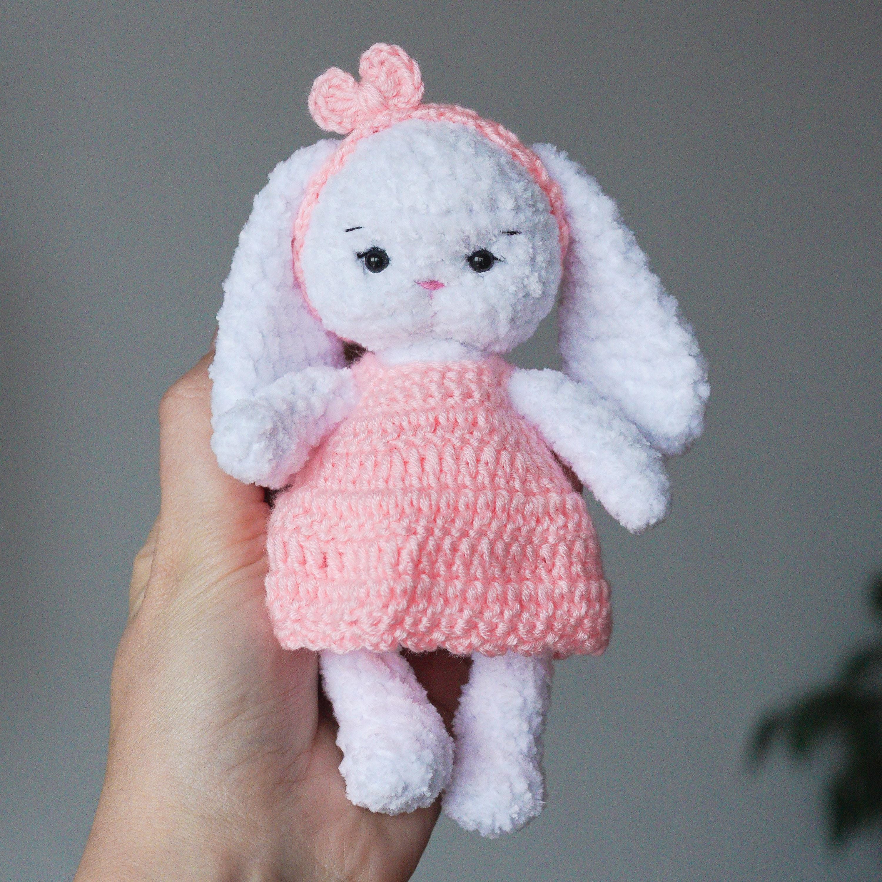 Bunny with clothes Plushies bunny  Birthday gift Baby toy gift Stuffed animal bunny Easter bunny Toy with clothes for play