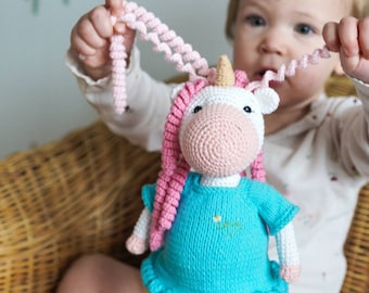 Poupée peluche Licorne Peluche anima Cadeau naissance bébé