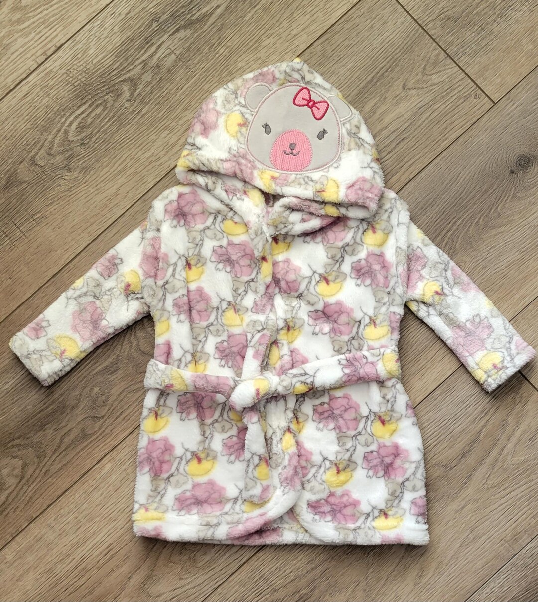 Personalized Baby Girl Bath Robe: Size 9M-12M - Etsy
