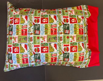 grinch naughty nice pillow cases