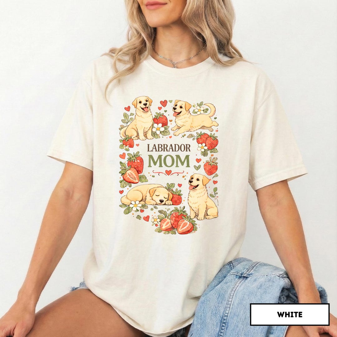 Labrador Mom Shirt, Lab Mom Tee, Labrador Retriever Shirt, Cute Lab Dog ...