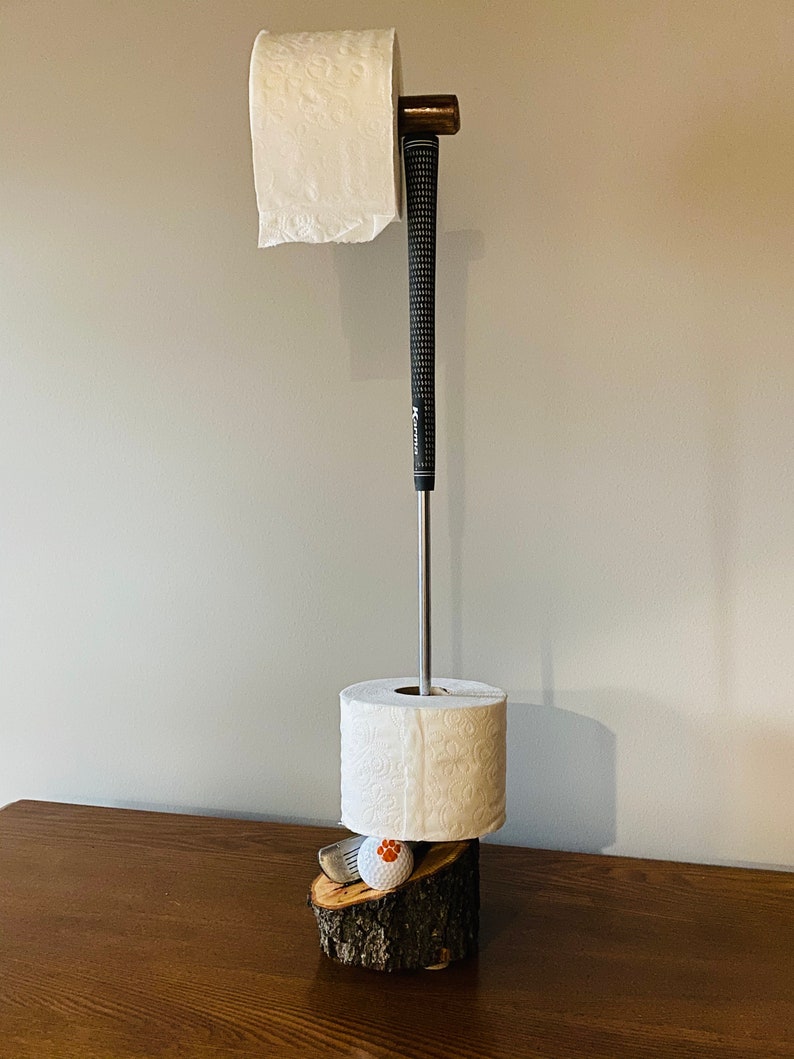 Handmade golf Toilet Paper Holder Etsy