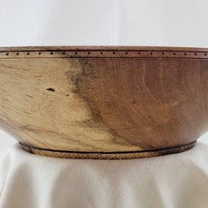 333-AZ Mesquite Salad Bowl 10.25&quot;x2.75&quot;Tomorrows Heirloom, Salad Bowl,Fruit Bowl, Display Bowl, Wood Turned Bowl, Hand Turned ,Round Bowl,