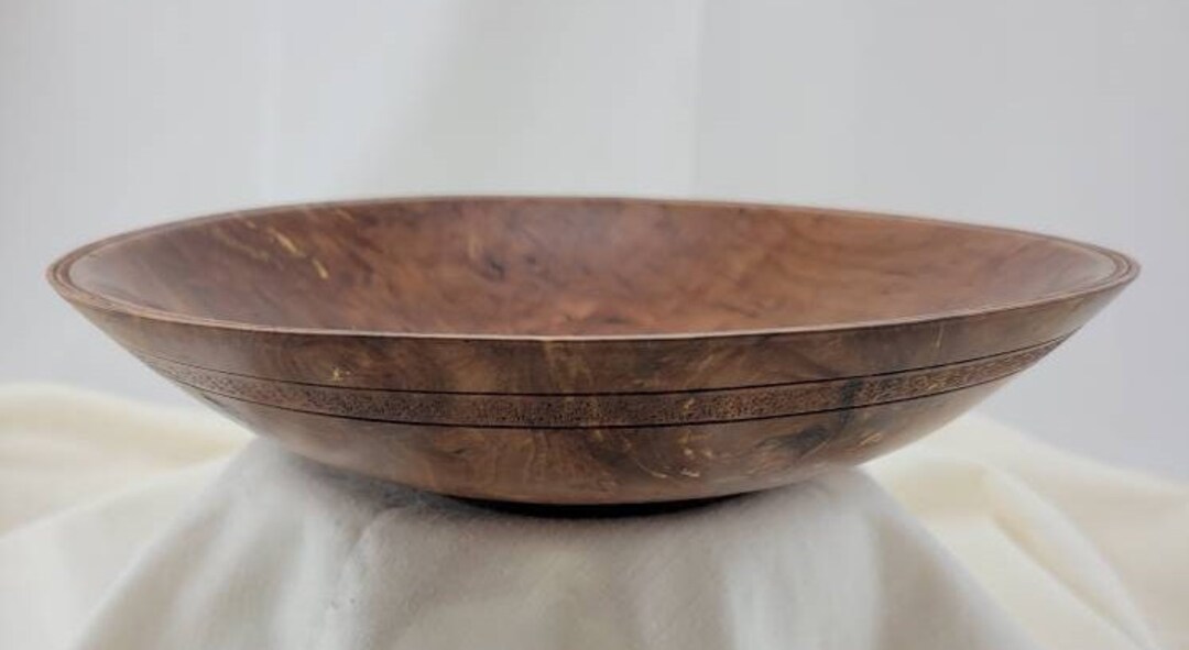 346 Spalted Apple Salad Bowl 10.5x2.5 Tall Etsy