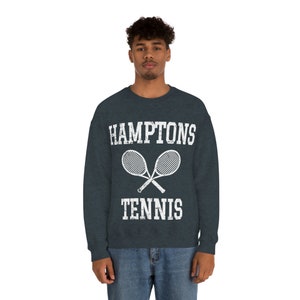 Hamptons Tennis Vintage Retro Rustic Sweatshirt image 4