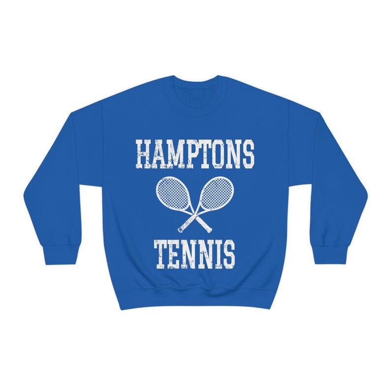 Hamptons Tennis Vintage Retro Rustic Sweatshirt image 8