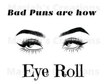 Eye Roll Svg Etsy