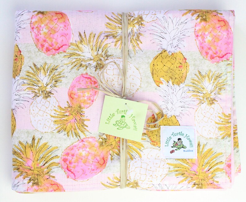 Hawaiian Baby Blanket Made in Hawaii Hawaiian Baby Shower Etsy