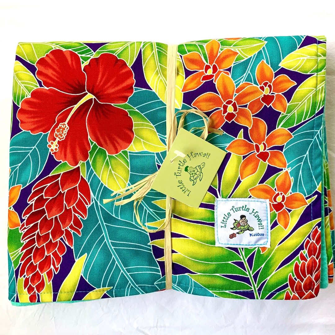 Hawaiian Baby Blanket Made in Hawaii Hawaiian Baby Shower Etsy