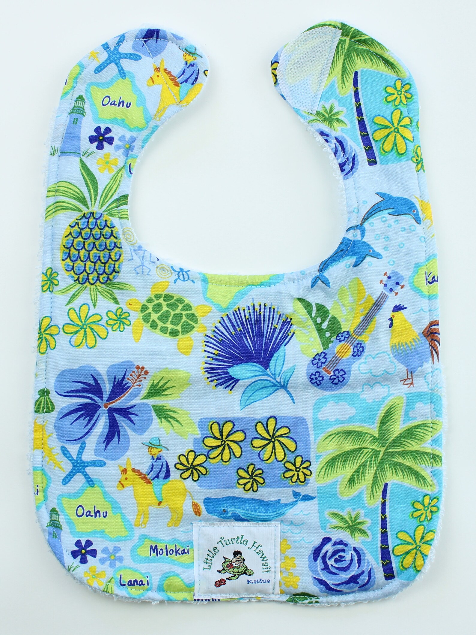 Hawaiian Baby Bib Made in Hawaii Hawaiian Baby Gifts Etsy