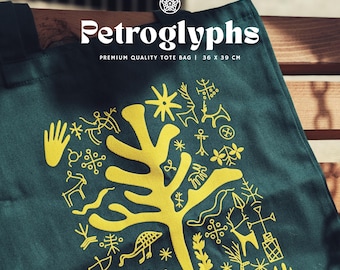 Sacola Ecológica com Petroglifos ~ Árvore da Vida