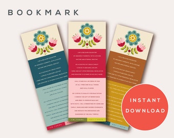 Marcapáginas Nuevo tema de Mujeres Jóvenes 2020