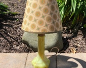 Vintage Slag Glass Petite Lamp with Original Shade Working Order