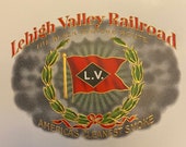 Three Lehigh Valley Railroad NOS Cigar Box Labels
