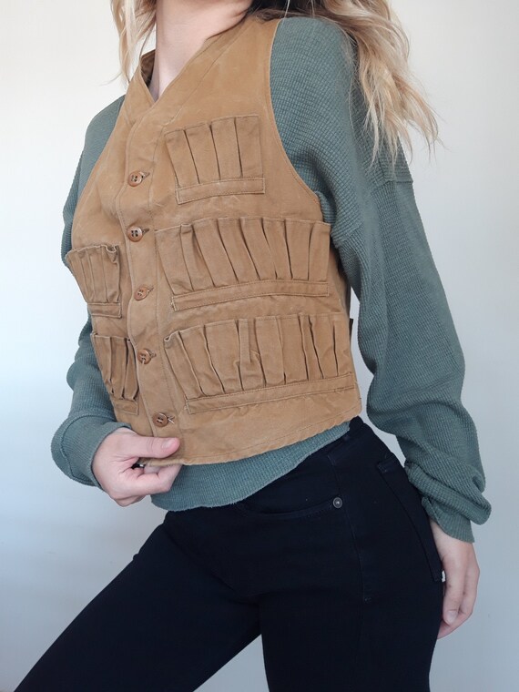 1930's Red Head Canvas Hunting Vest