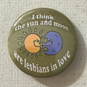 4 Pack Retro Style Lesbian Button Pins ( 37 Mm ) - Etsy
