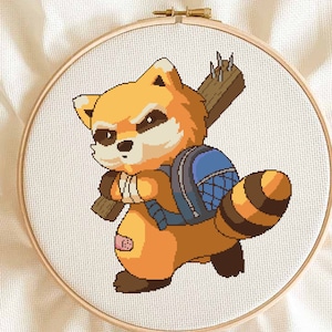 Project zomboid Spiffo cross-stitch PATTERN