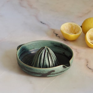 artisanal ceramic citrus press