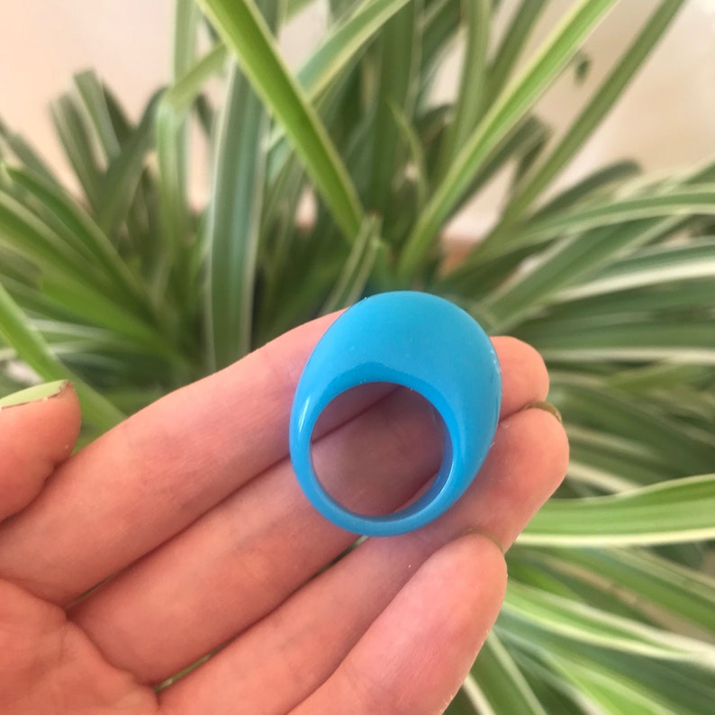 Resin ring setresin bubble ringstatement ringchunky resin ringy2k ringcolourful ringgift for sistermulticoloured ring