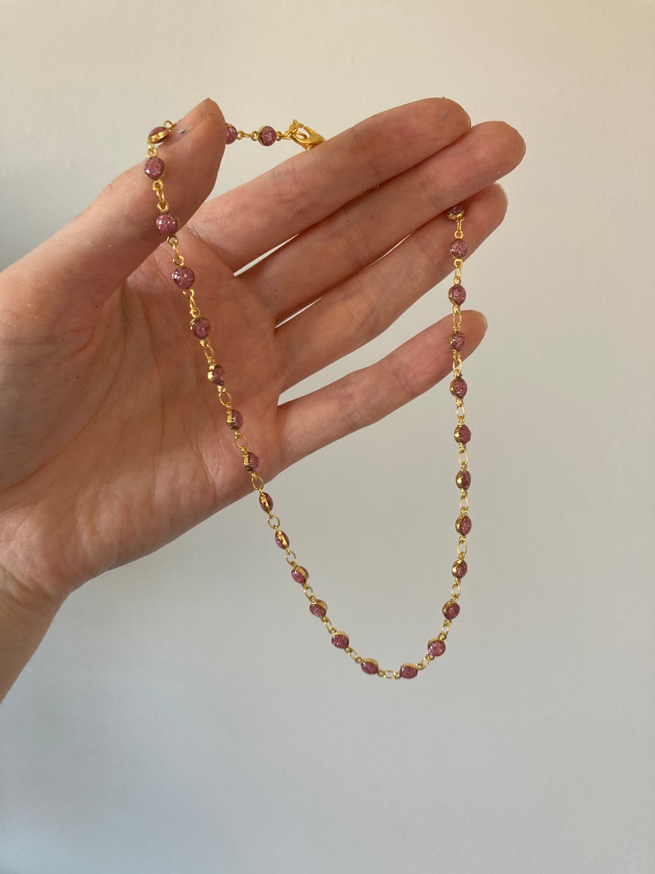 24k gold plated chain/gold chain uk/womens gold chain/gold Etsy