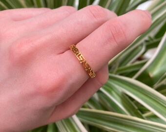 Gold Plated Ring - Etsy UK