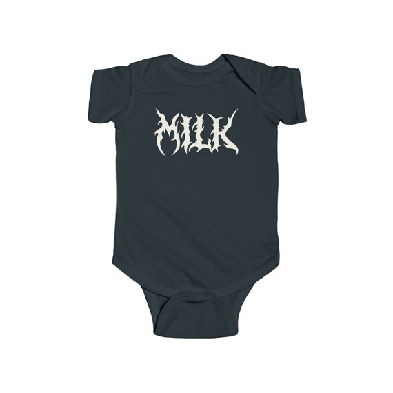 MILK Death Metal Baby | Creepy Cute Baby Goth Clothes | Gothic