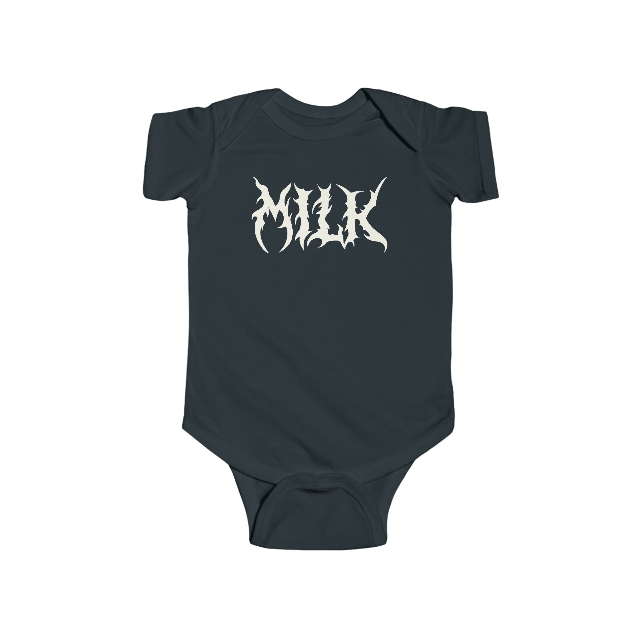 MILK Death Metal Baby | Creepy Cute Baby Goth Clothes | Gothic