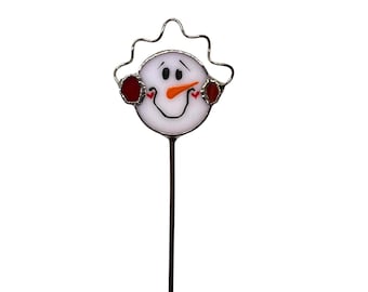 Always In Bloom- Mini Plant Stake: SNOWBALL