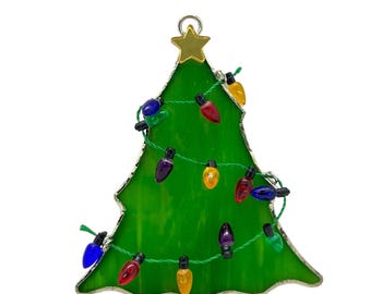 Switchables Glass Cover- Christmas Tree with Lights