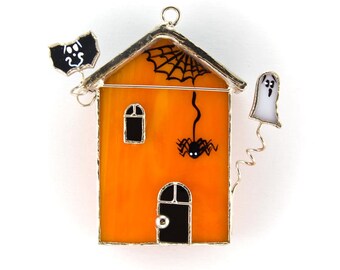 Switchables Glass Cover- Haunted House (3-d with sides) / Halloween