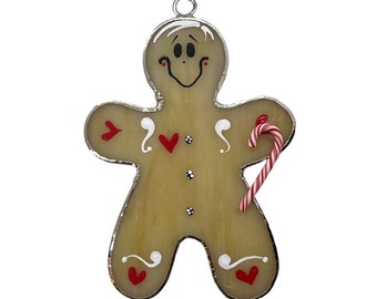 Switchables Glass Cover- Gingerbread with Candy Cane