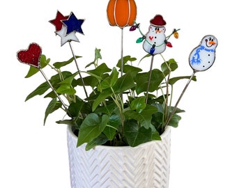 Always In Bloom- Mini Plant Stake SET OF 5