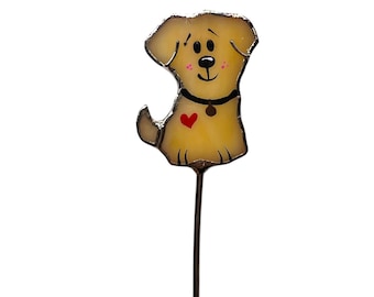 Siempre en flor - Mini estaca para plantas: ADORABLE CACHORRITO