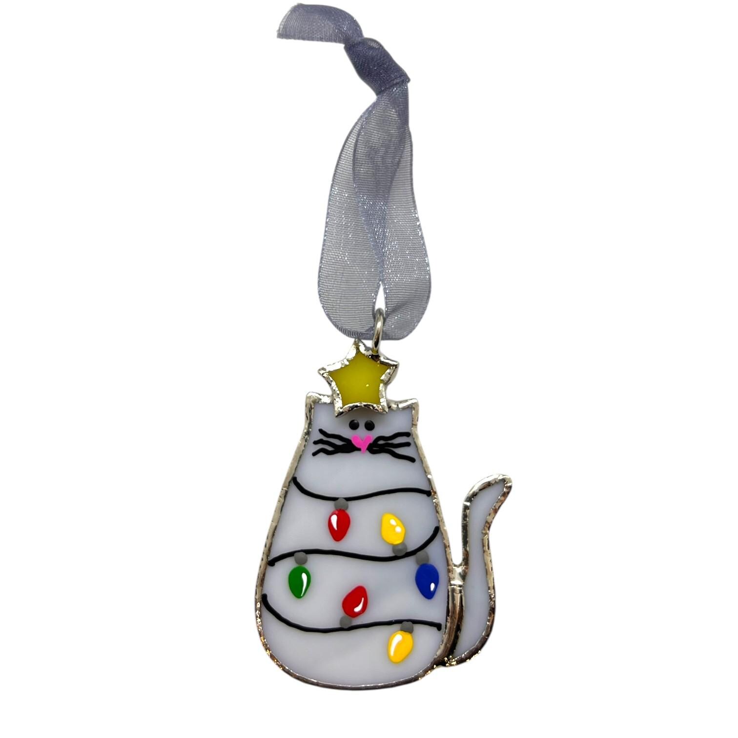 Swittle - Holiday Cat "meowy Christmas" Christmas Ornament - Etsy