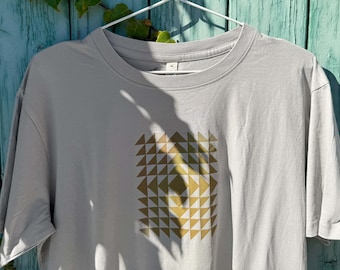 Camiseta de corte ancho EDGAR, estampado moderno, camiseta veraniega, moda de género neutro, top producido de forma sostenible y justa en Europa.