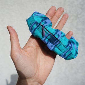 Bandeau à cheveux avec fermeture éclair, Chouchous TRULLA avec compartiment secret, différentes couleurs, élastique à cheveux avec compartiment, élastique à cheveux, upcycling, idée cadeau
