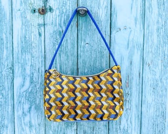 Bolso de hombro reciclado LUCIA, bolso baguette único con compartimento interior adicional, varios colores, bolso vegano, fabricado en Hamburgo